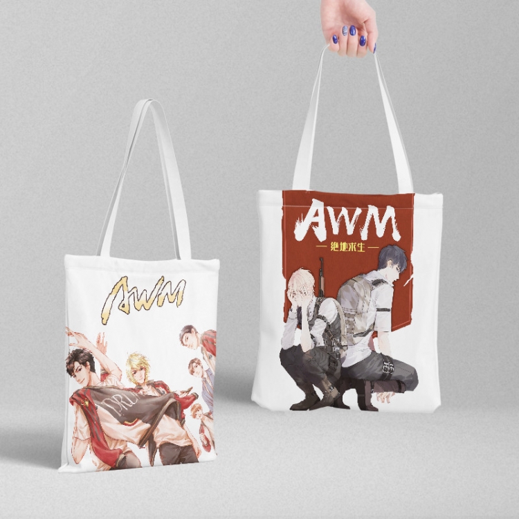 Playerunknowns Batt Anime peripheral canvas handbag gift bag large capacity shoulder bag 36x39cm price for 2 pcs
