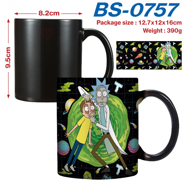 Rick and Morty  Anime high-temperature color-changing printing ceramic mug 400ml BS-0757
