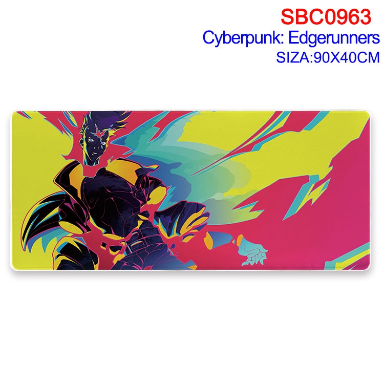 Cyberpunk Anime peripheral edge lock mouse pad 40X90CM SBC-963