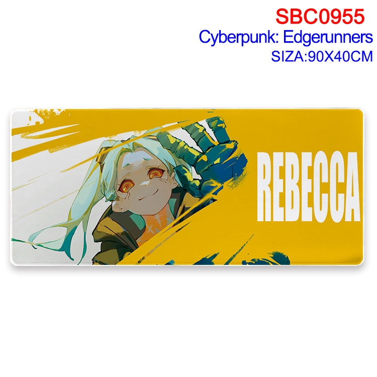 Cyberpunk Anime peripheral edge lock mouse pad 40X90CM SBC-955