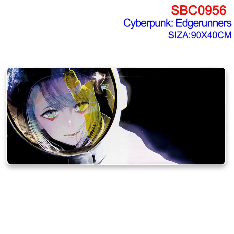 Cyberpunk Anime peripheral edge lock mouse pad 40X90CM SBC-956
