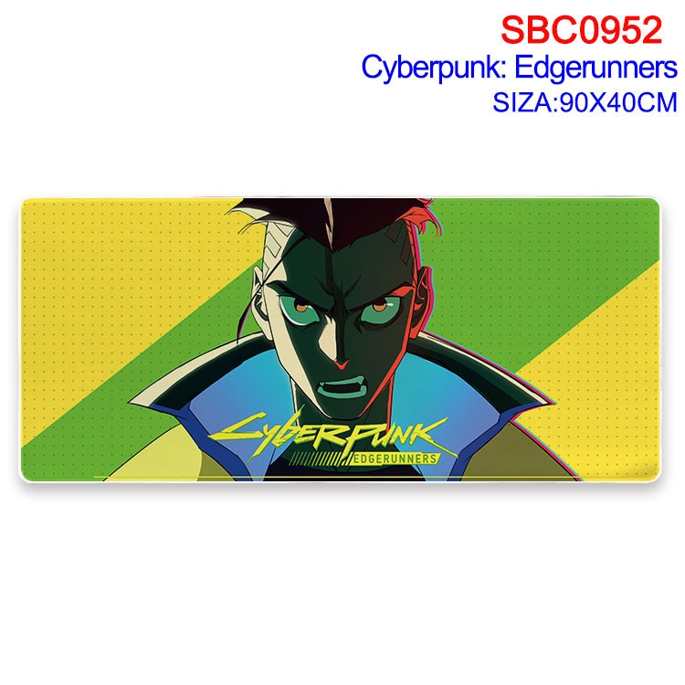 Cyberpunk Anime peripheral edge lock mouse pad 40X90CM SBC-952
