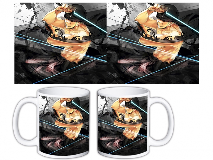 One Piece Anime color printing ceramic mug cup price for 5 pcs  MKB-1521