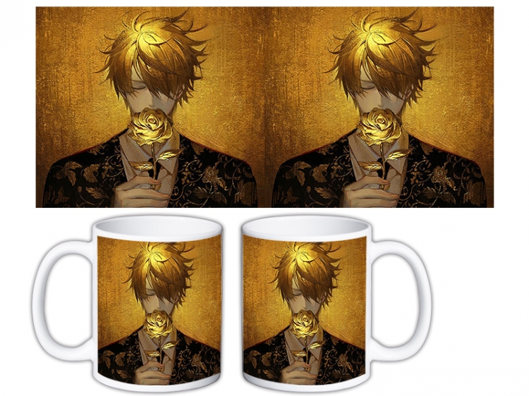 One Piece Anime color printing ceramic mug cup price for 5 pcs MKB-1538