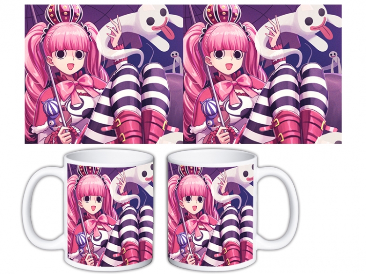 One Piece Anime color printing ceramic mug cup price for 5 pcs MKB-1546