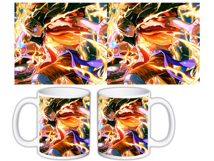 One Piece Anime color printing ceramic mug cup price for 5 pcs MKB-1532