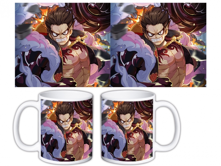 One Piece Anime color printing ceramic mug cup price for 5 pcs  MKB-1520