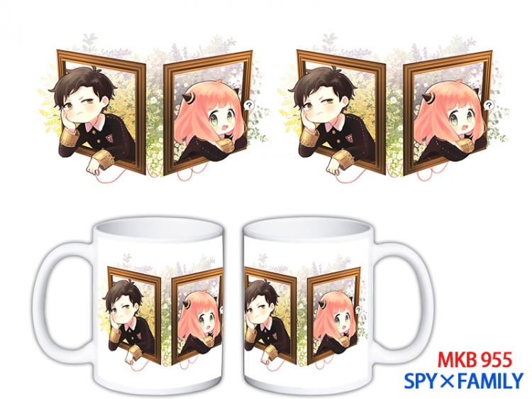 SPY×FAMILY Anime color printing ceramic mug cup price for 5 pcs MKB-955