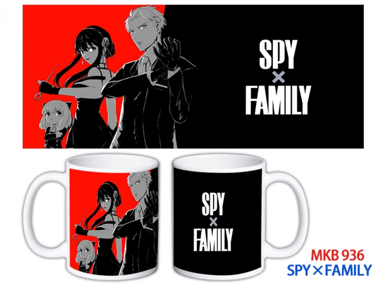 SPY×FAMILY Anime color printing ceramic mug cup price for 5 pcs  MKB-936