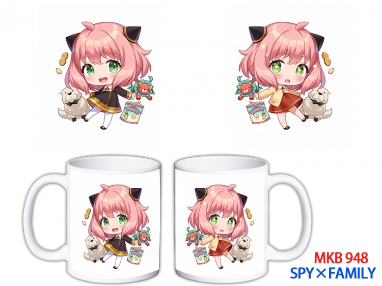 SPY×FAMILY Anime color printing ceramic mug cup price for 5 pcs MKB-948
