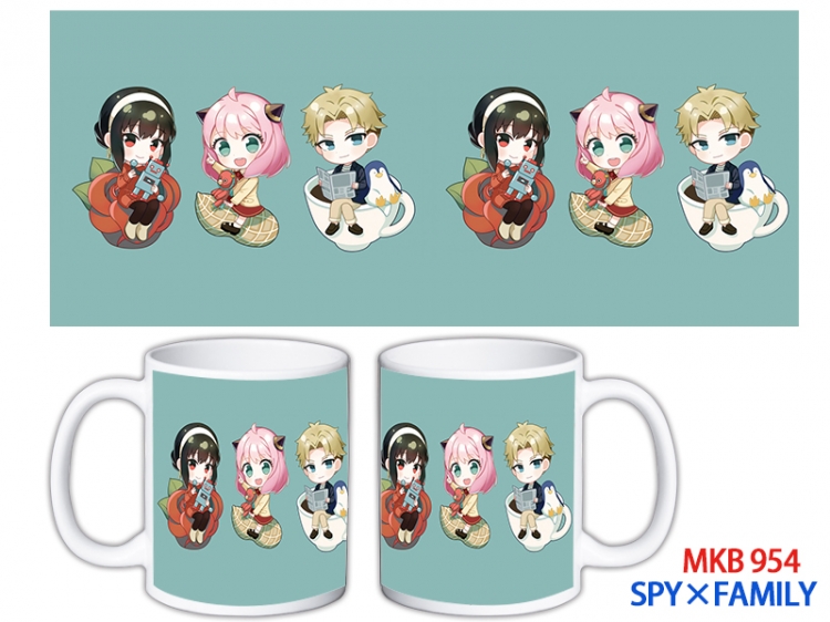 SPY×FAMILY Anime color printing ceramic mug cup price for 5 pcs MKB-954