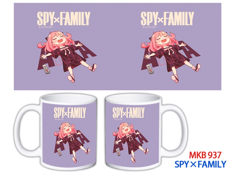 SPY×FAMILY Anime color printing ceramic mug cup price for 5 pcs MKB-937