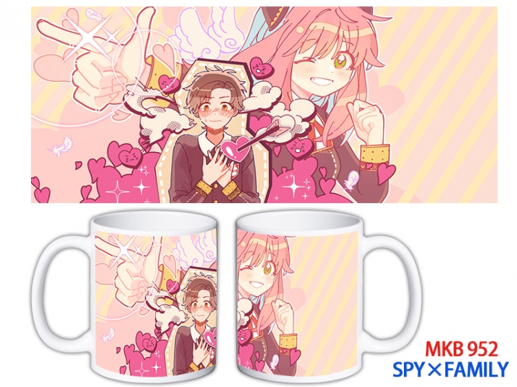 SPY×FAMILY Anime color printing ceramic mug cup price for 5 pcs MKB-952