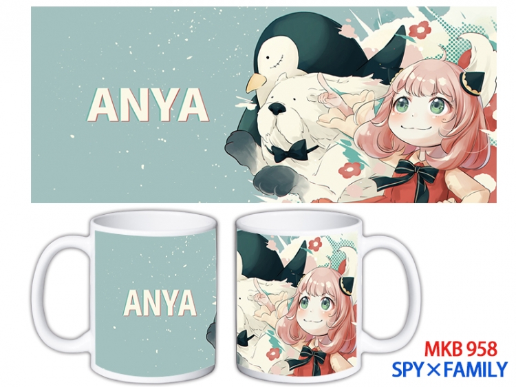 SPY×FAMILY Anime color printing ceramic mug cup price for 5 pcs MKB-958