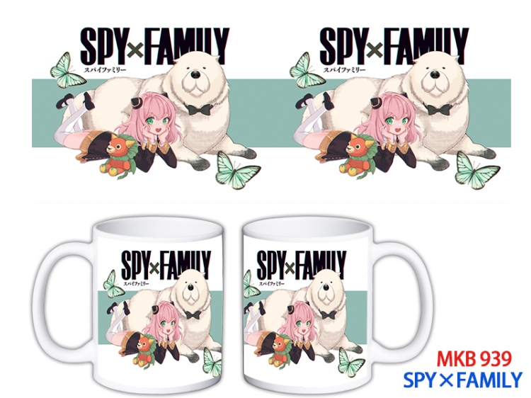 SPY×FAMILY Anime color printing ceramic mug cup price for 5 pcs MKB-939