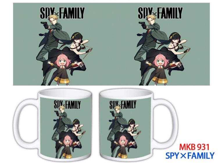 SPY×FAMILY Anime color printing ceramic mug cup price for 5 pcs  MKB-931