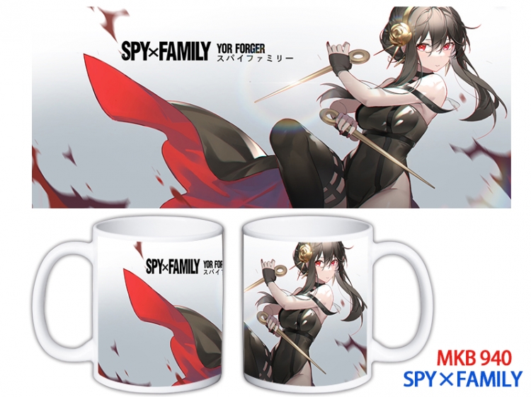 SPY×FAMILY Anime color printing ceramic mug cup price for 5 pcs MKB-940