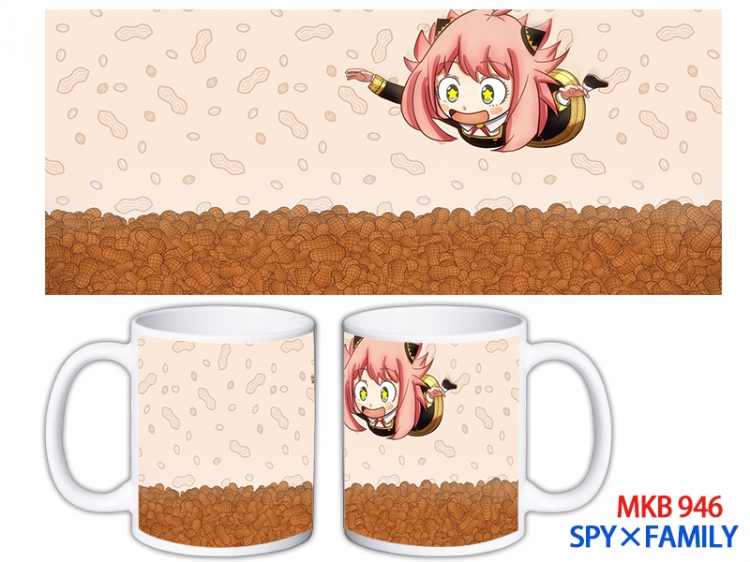 SPY×FAMILY Anime color printing ceramic mug cup price for 5 pcs MKB-946