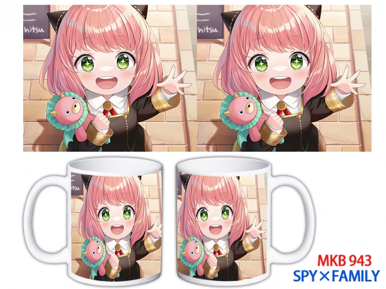 SPY×FAMILY Anime color printing ceramic mug cup price for 5 pcs MKB-943