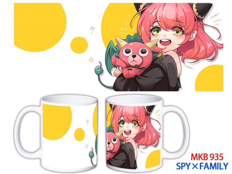 SPY×FAMILY Anime color printing ceramic mug cup price for 5 pcs MKB-935