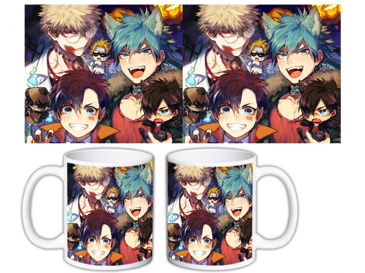 My Hero Academia Anime color printing ceramic mug cup price for 5 pcs  MKB-1552