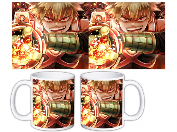 My Hero Academia Anime color printing ceramic mug cup price for 5 pcs  MKB-1575