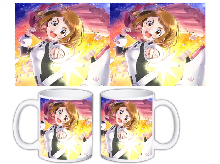 My Hero Academia Anime color printing ceramic mug cup price for 5 pcs MKB-1576