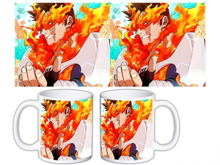 My Hero Academia Anime color printing ceramic mug cup price for 5 pcs MKB-1568