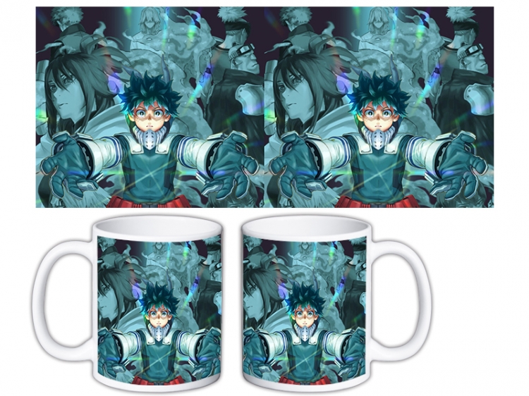 My Hero Academia Anime color printing ceramic mug cup price for 5 pcs  MKB-1559
