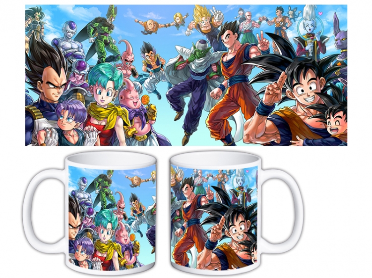 DRAGON BALL Anime color printing ceramic mug cup price for 5 pcs MKB-669