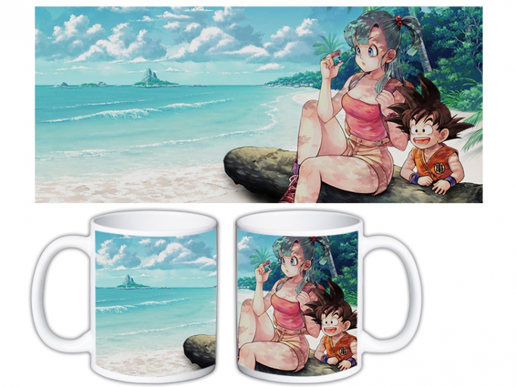 DRAGON BALL Anime color printing ceramic mug cup price for 5 pcs MKB-684