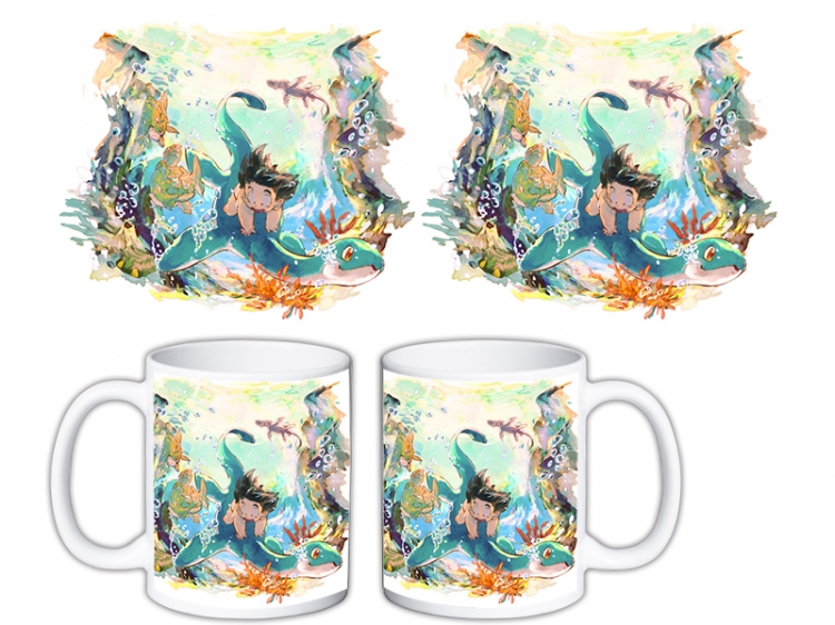 DRAGON BALL Anime color printing ceramic mug cup price for 5 pcs MKB-686