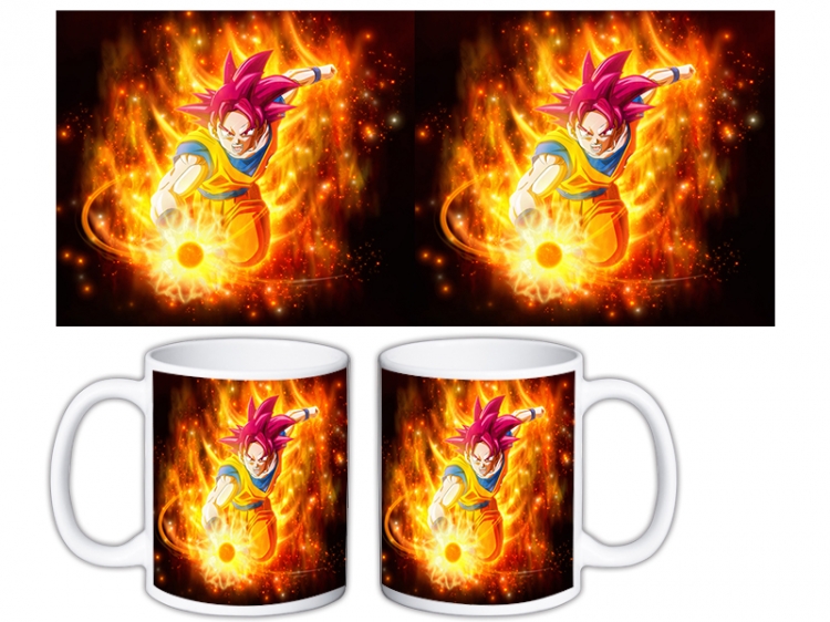 DRAGON BALL Anime color printing ceramic mug cup price for 5 pcs MKB-696