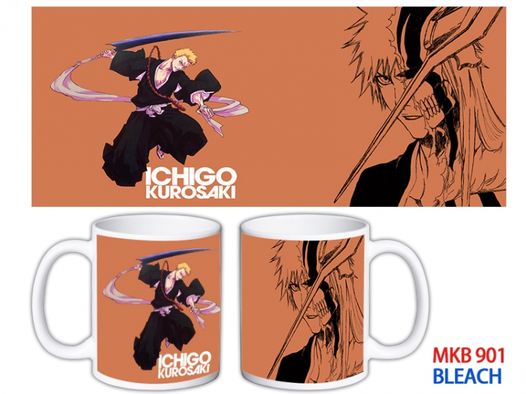 Bleach Anime color printing ceramic mug cup price for 5 pcs MKB-901