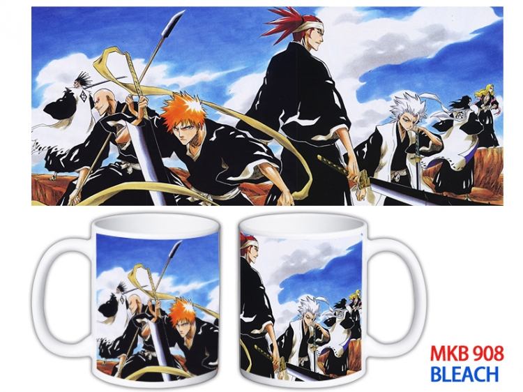 Bleach Anime color printing ceramic mug cup price for 5 pcs MKB-908