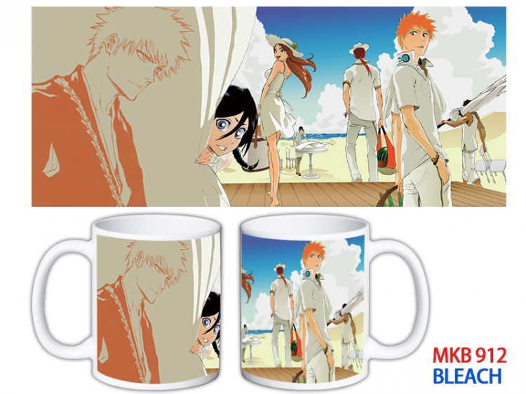 Bleach Anime color printing ceramic mug cup price for 5 pcs MKB-912