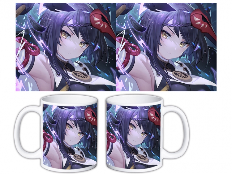 Genshin Impact Anime color printing ceramic mug cup price for 5 pcs MKB-717