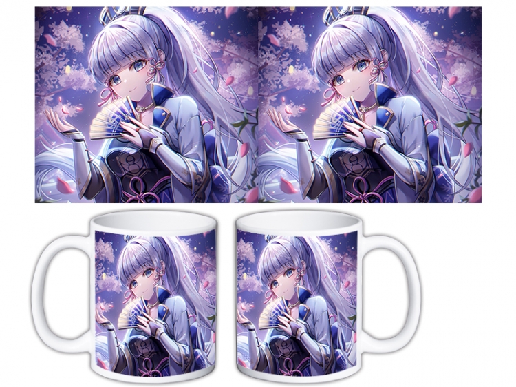 Genshin Impact Anime color printing ceramic mug cup price for 5 pcs MKB-712