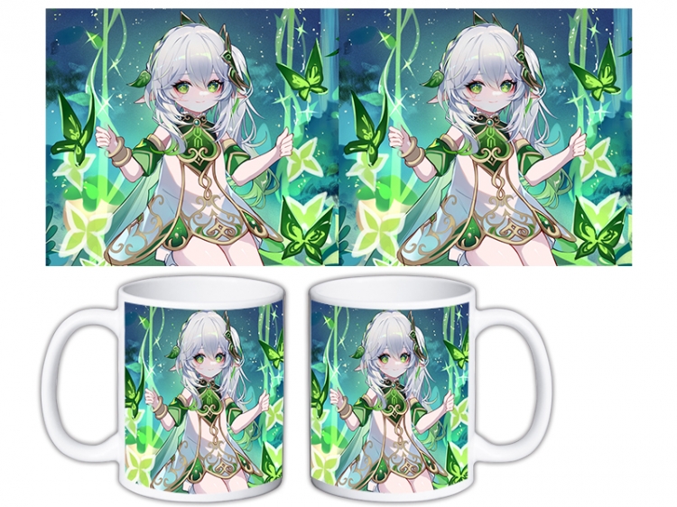 Genshin Impact Anime color printing ceramic mug cup price for 5 pcs MKB-710