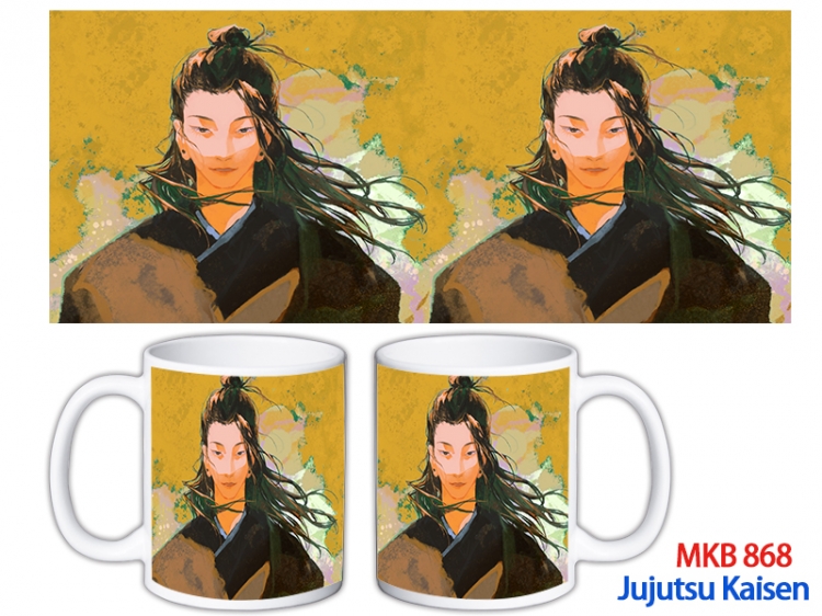 Jujutsu Kaisen Anime color printing ceramic mug cup price for 5 pcs MKB-868