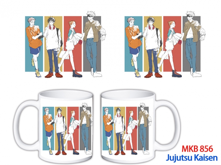 Jujutsu Kaisen Anime color printing ceramic mug cup price for 5 pcs MKB-856
