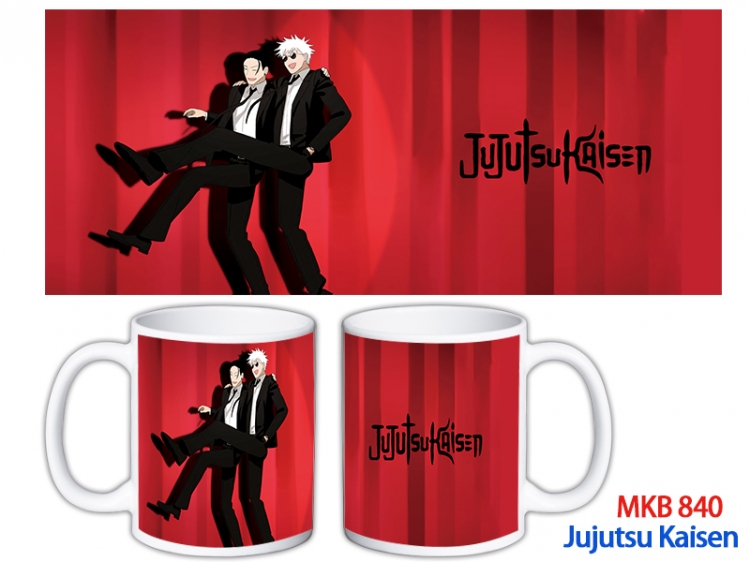 Jujutsu Kaisen Anime color printing ceramic mug cup price for 5 pcs MKB-840