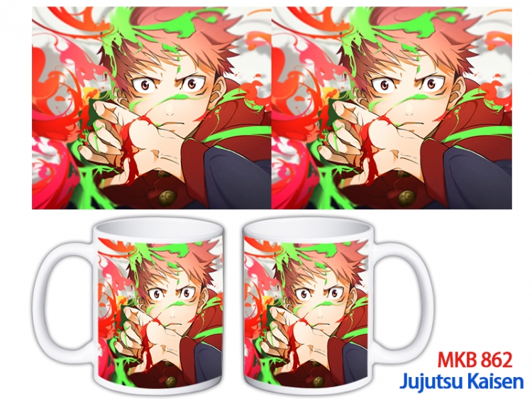 Jujutsu Kaisen Anime color printing ceramic mug cup price for 5 pcs MKB-862