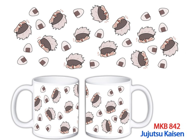 Jujutsu Kaisen Anime color printing ceramic mug cup price for 5 pcs MKB-842