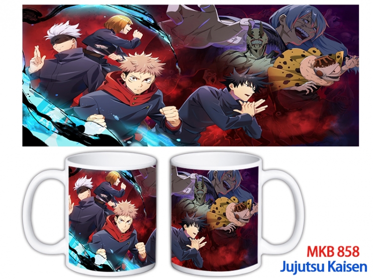 Jujutsu Kaisen Anime color printing ceramic mug cup price for 5 pcs MKB-858