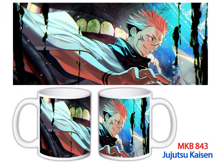 Jujutsu Kaisen Anime color printing ceramic mug cup price for 5 pcs MKB-843