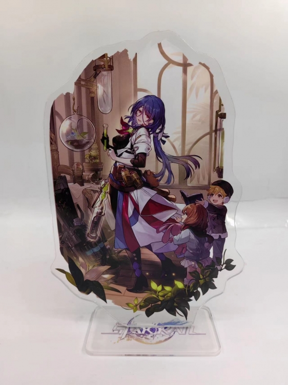 Honkai: Star Rail Anime Laser Acrylic Humanoid  keychain Standing Plates 2111