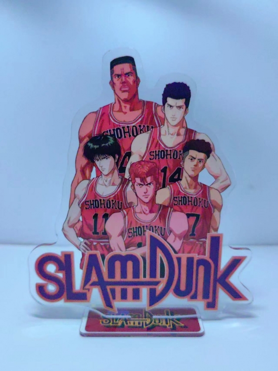 Slam Dunk Anime Laser Acrylic Humanoid  keychain Standing Plates