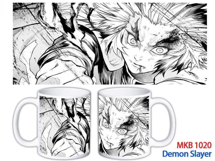Demon Slayer Kimets Anime color printing ceramic mug cup price for 5 pcs MKB-1020