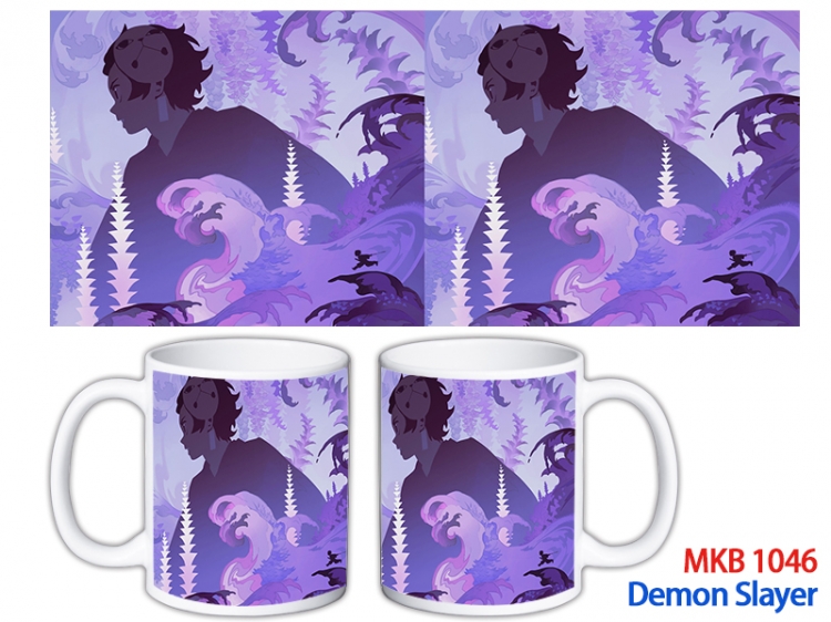 Demon Slayer Kimets Anime color printing ceramic mug cup price for 5 pcs MKB-1046